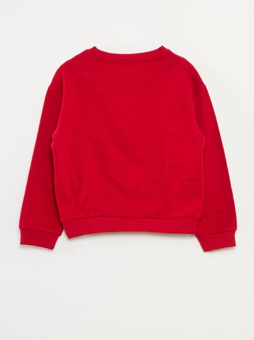 Pull de Noël à motif imprimé en coton - Kiabi