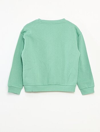 Pull de Noël à motif imprimé en coton