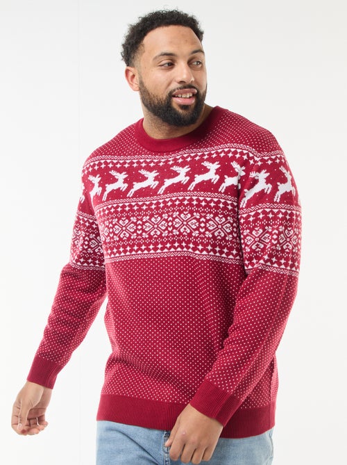 Pull de Noël à motif - Kiabi