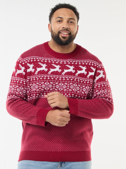 Pull de Noël à motif - Kiabi