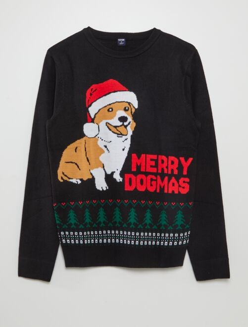 Pull de Noël corgi - Kiabi