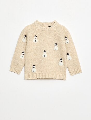 Pull de Noël doux animé fantaisie