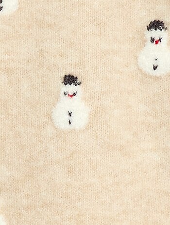 Pull de Noël doux animé fantaisie