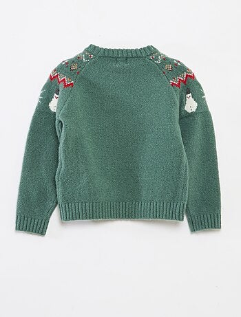 Pull de Noël doux animé fantaisie
