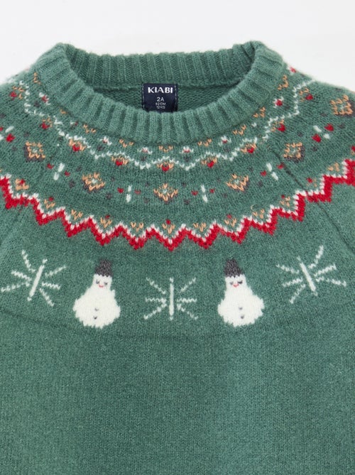 Pull de Noël doux animé fantaisie - Kiabi