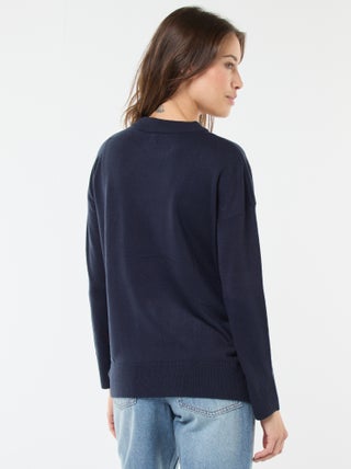 Pull Jacquard Femme Thermolactyl Damart - Motif Norvégien, Fils Brillants, 61 Cm De Longueur