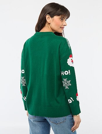 Pull de Noël en jacquard