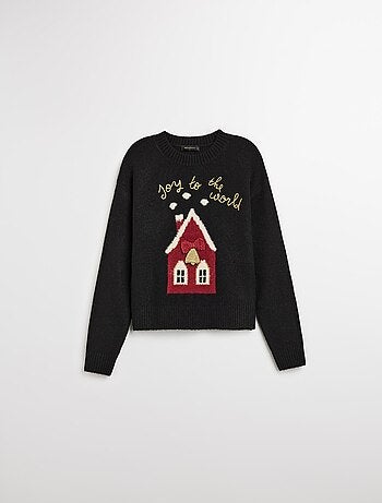 Pull de Noël en laine, MO Fashion