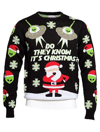 Pull de Noël "Extraterrestre"