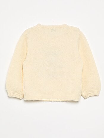 Pull de Noël fine jauge 'ourson'