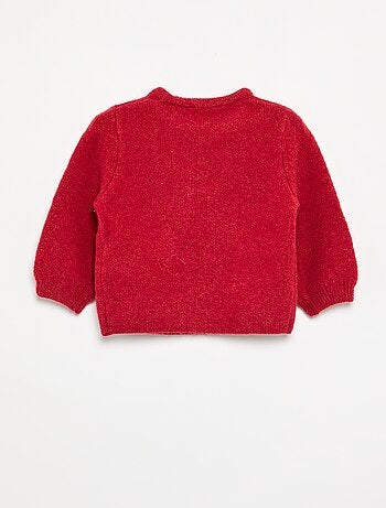 Pull de Noël fine jauge 'ourson'