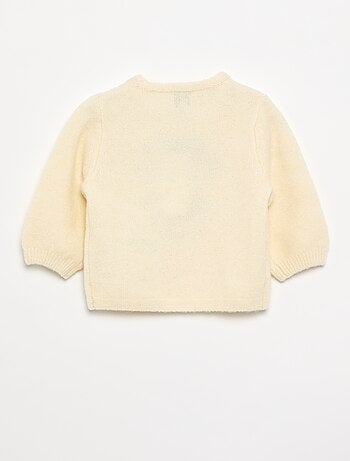 Pull de Noël fine jauge 'ourson'