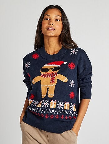 Pull de Noël imprimé