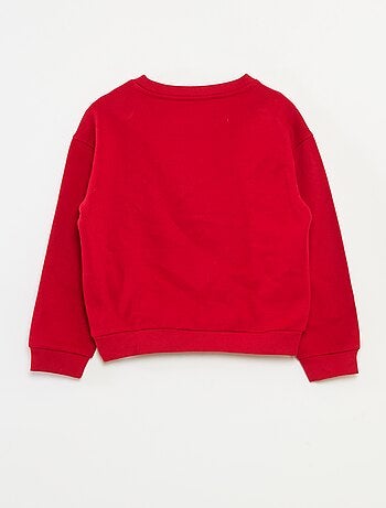 Pull de Noël imprimé en coton