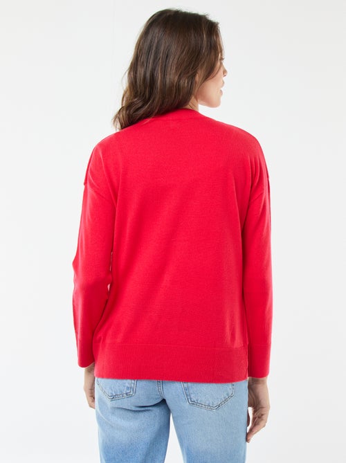 Pull de Noël imprimé 'renne' - Kiabi