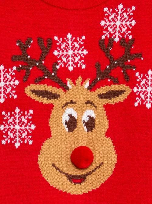Pull de Noël imprimé - Kiabi