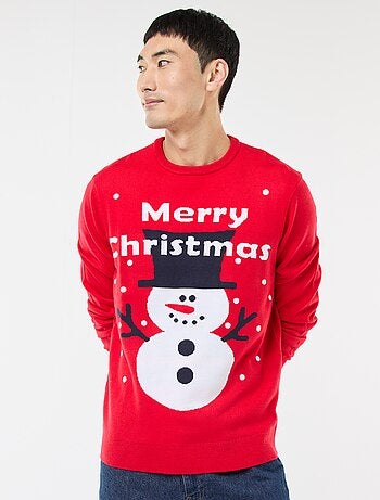 Pull de Noël imprimé