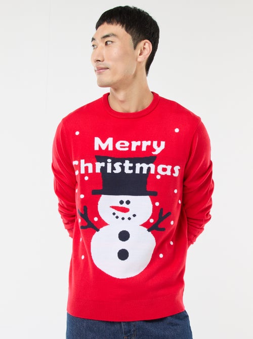 Pull de Noël imprimé - Kiabi