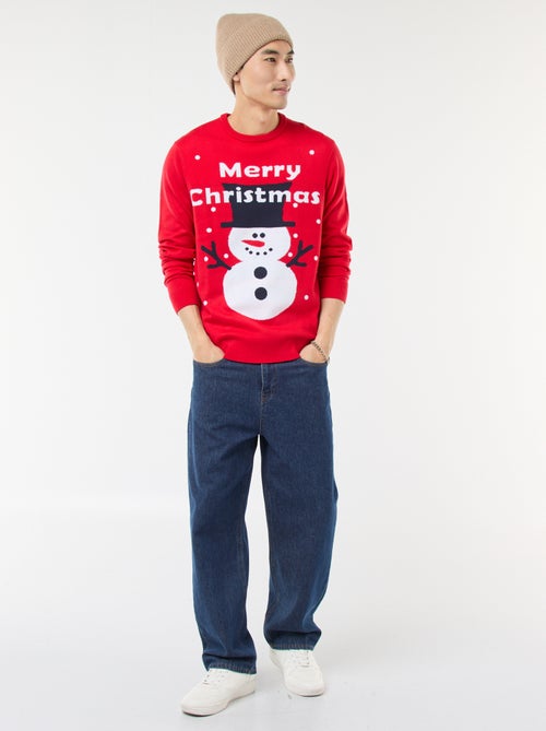 Pull de Noël imprimé - Kiabi