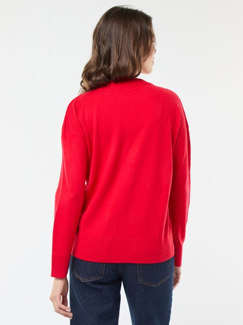 Pull de Noël imprimé sapin - Kiabi