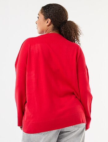 Pull de Noël imprimé sapin