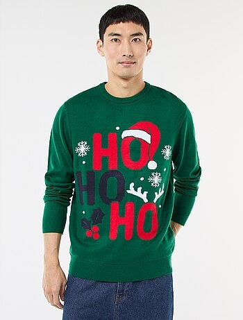 Pull de Noël imprimé