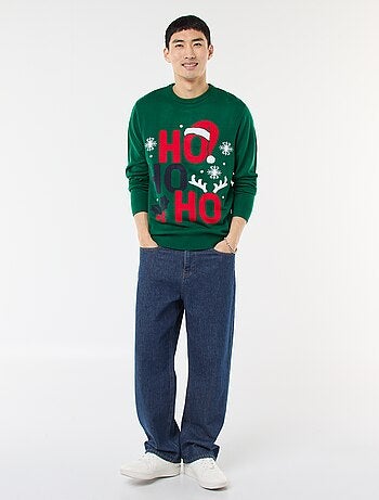 Pull de Noël imprimé