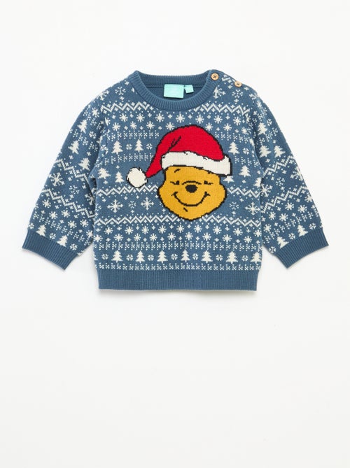 Pull de Noël jacquard 'Disney' 'Winnie' - Kiabi