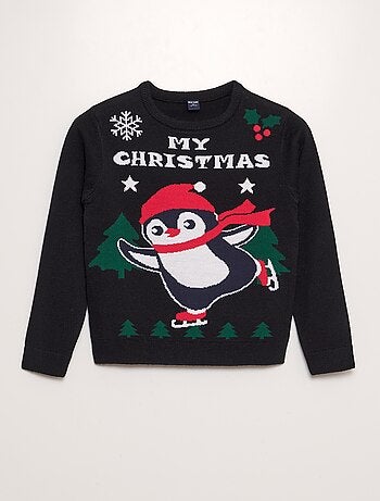 Pull de Noël Pingouin