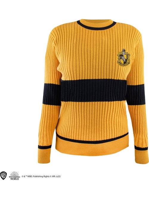 Pull de quidditch poufsouffle - harry potter - Kiabi