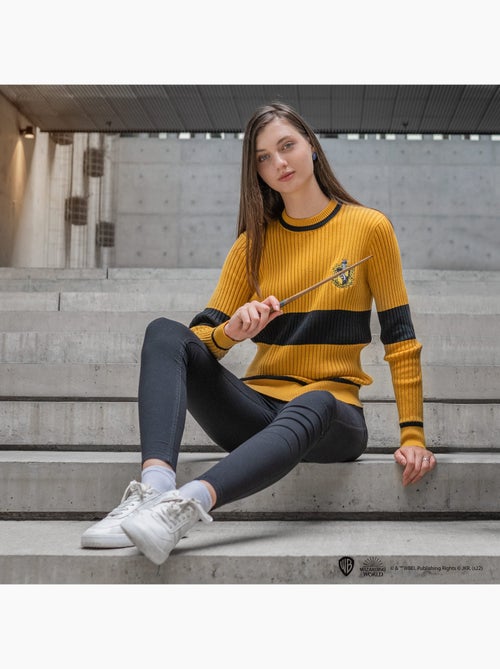 Pull de quidditch poufsouffle - harry potter - Kiabi