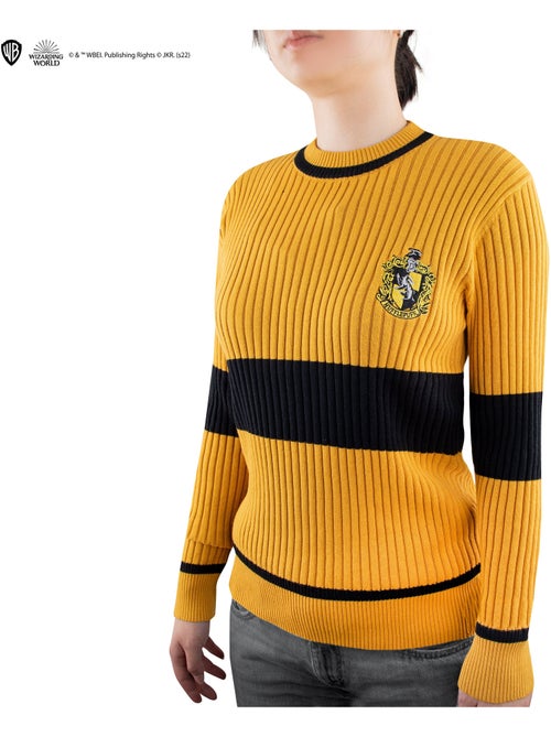 Pull de quidditch poufsouffle - harry potter - Kiabi