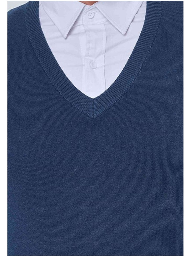 Pull debardeur Kebello Bleu - Kiabi