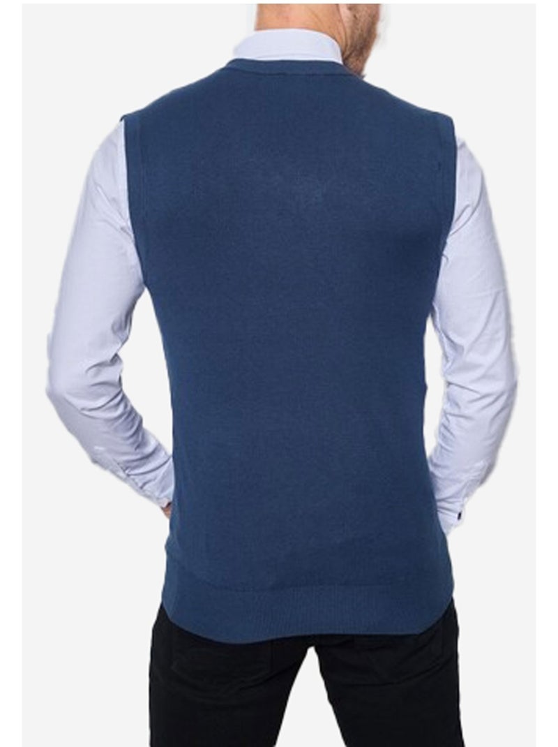 Pull debardeur Kebello Bleu - Kiabi