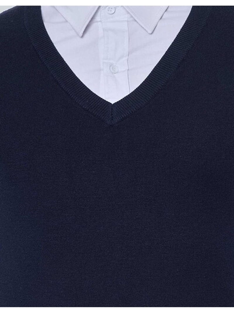Pull debardeur Kebello Bleu marine - Kiabi