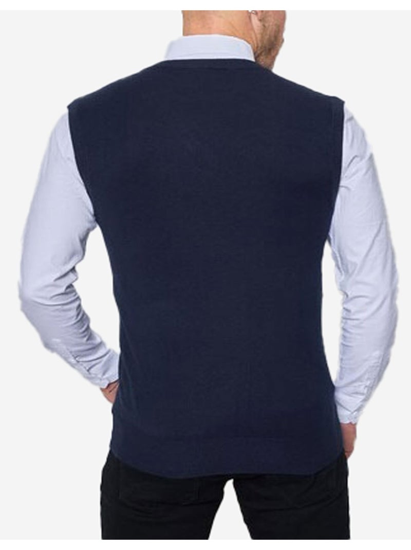 Pull debardeur Kebello Bleu marine - Kiabi