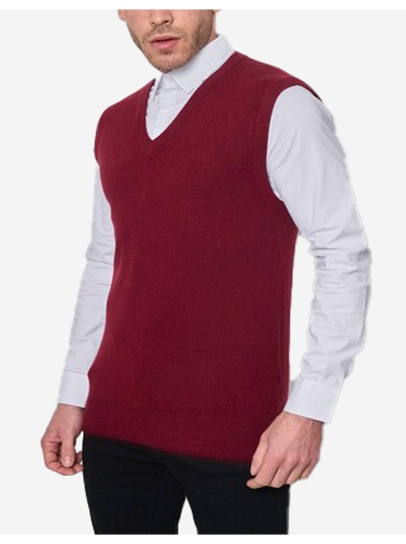 Pull debardeur Kebello Bordeaux - Kiabi
