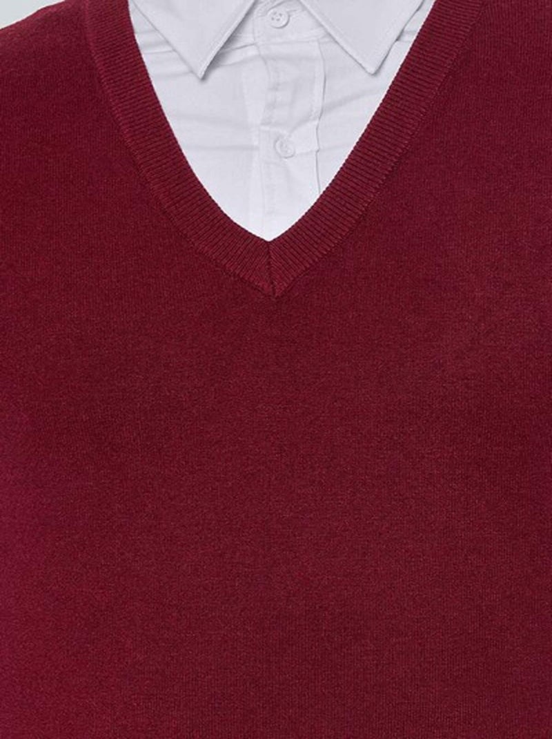 Pull debardeur Kebello Bordeaux - Kiabi