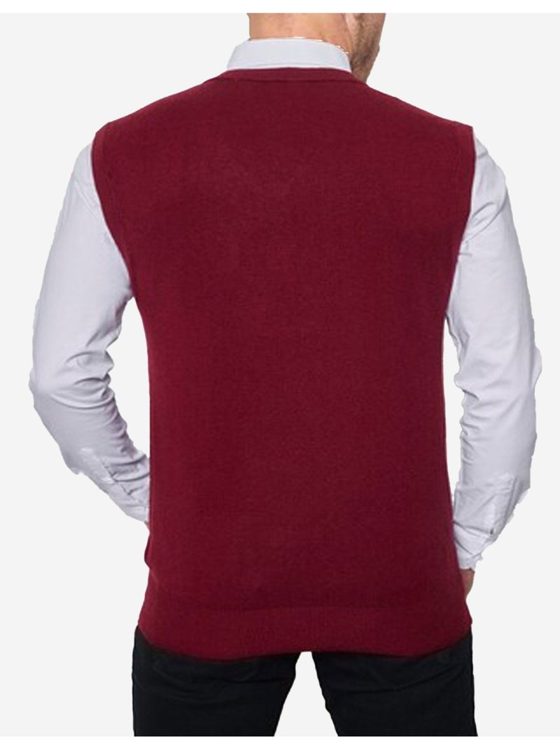 Pull debardeur Kebello Bordeaux - Kiabi