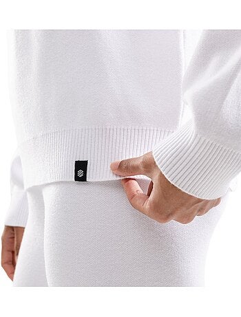 Pull demi-zip en maille femme femme sapporo-w