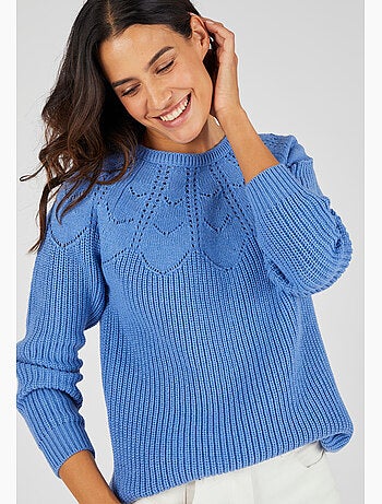 Pull détails ajourés - Damart