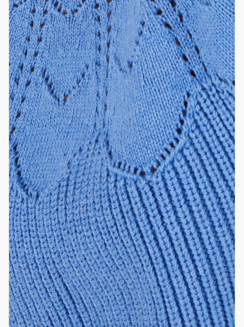 Pull détails ajourés - Damart - Kiabi