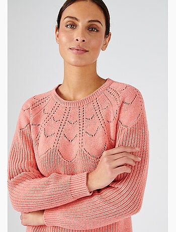 Pull détails ajourés - Damart