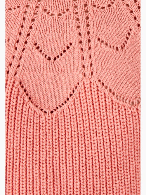 Pull détails ajourés - Damart - Kiabi