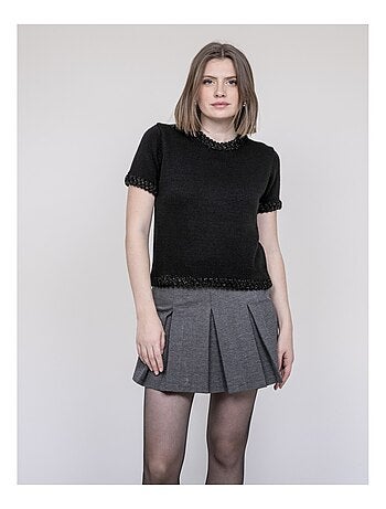 Pull details tressés KERMELA