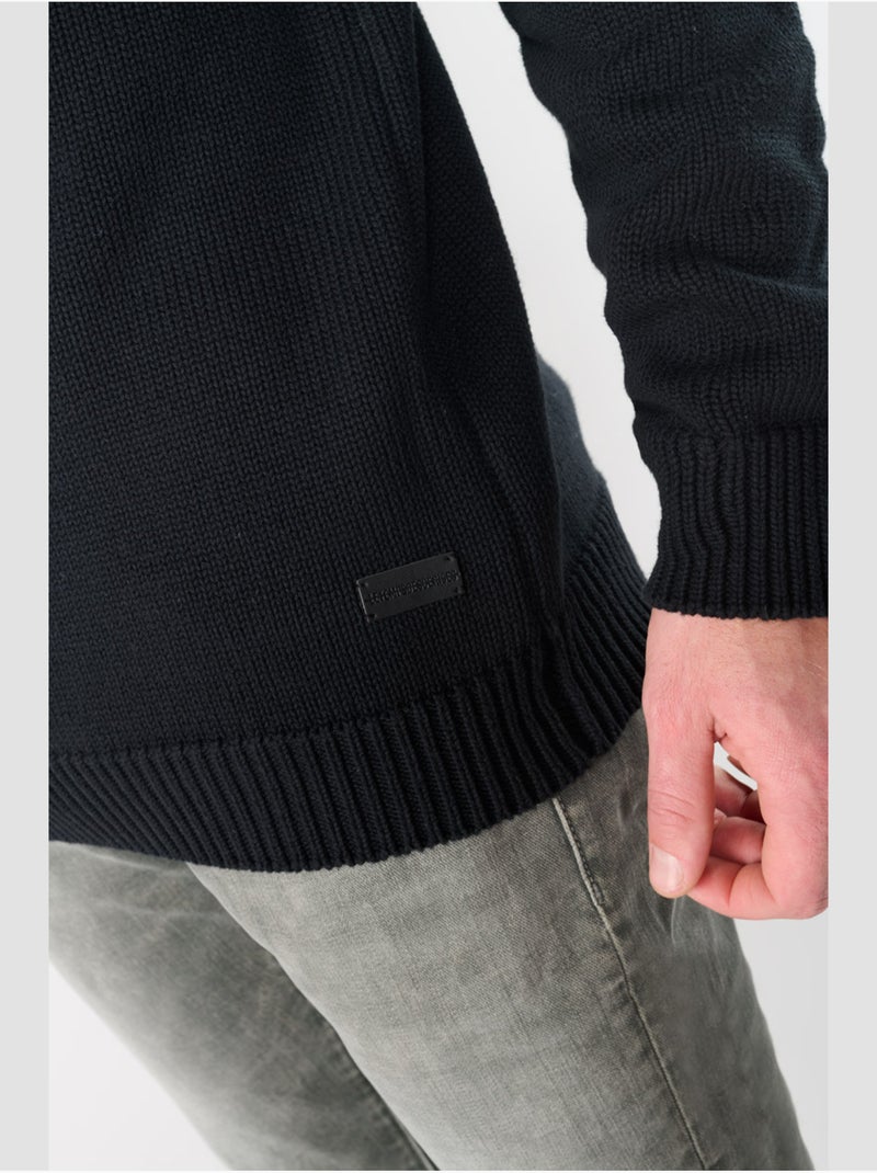 Pull dilvac 'le temps des cerises' Noir - Kiabi