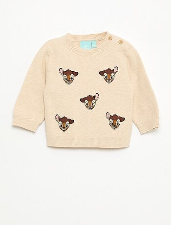 Pull 'Disney' 'Marie' en tricot avec animation fantaisie