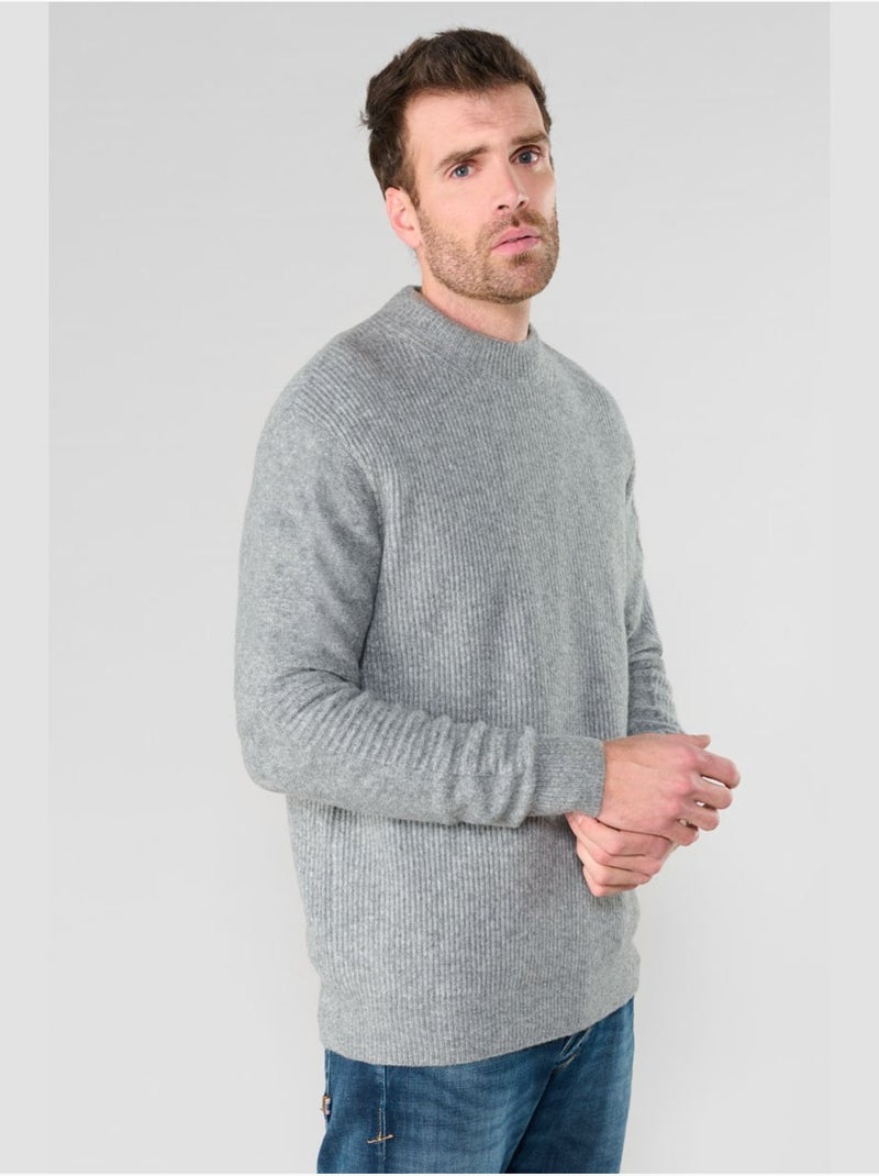 Pull doise 'le temps des cerises' Gris - Kiabi