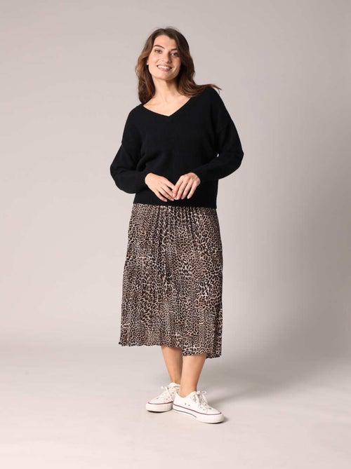 Pull doux avec message LOVE 'Deeluxe' - Kiabi Pull doux avec message LOVE 'Deeluxe' - Kiabi