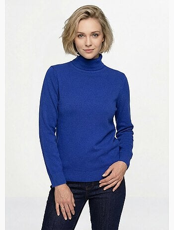 Pull doux col roulé manches longues - Afibel